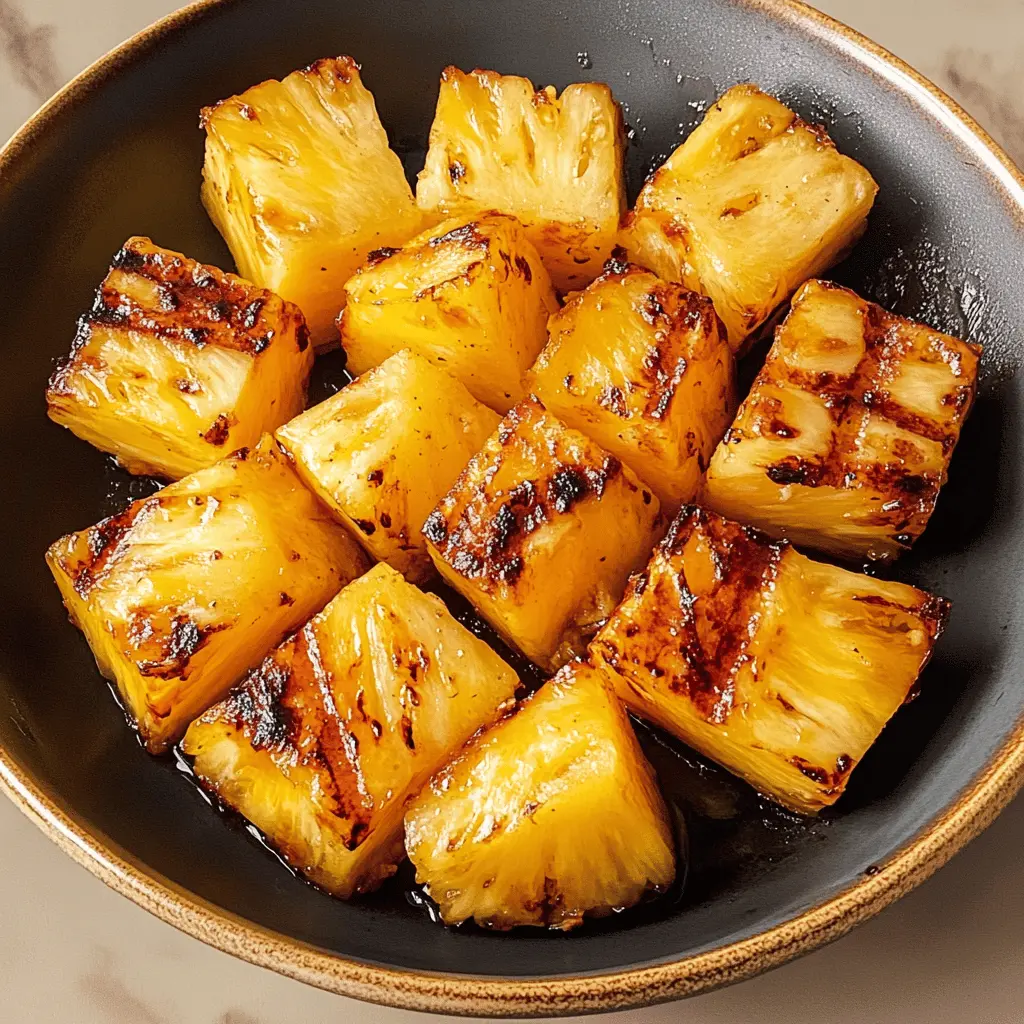 Transform your summer gatherings with this Air Fryer Grilled Pineapple recipe! Bursting with sweetness and a hint of caramelization, this easy treat is perfect for BBQs or as a healthy dessert. Simply slice fresh pineapple, season, and air fry for a delightful burst of tropical flavor. Save this pin to impress your guests at your next backyard party!